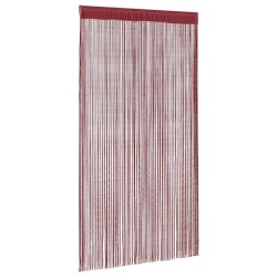 Rideau en fils 2 pcs 140 x 250 cm Bordeaux 548849548849