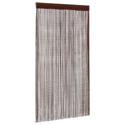 Rideau en fils 2 pcs 100 x 250 cm Marron 548850548850