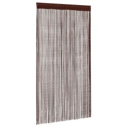Rideau en fils 2 pcs 140 x 250 cm Marron 548851548851
