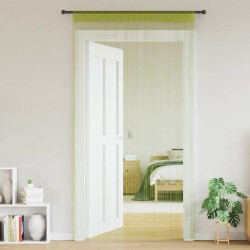 Rideau en fils 2 pcs 100 x 250 cm Vert 548852548852