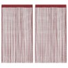 Rideau en fils 2 pcs 100 x 250 cm Bordeaux 548859548859