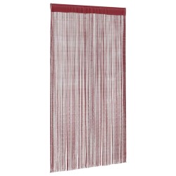 Rideau en fils 2 pcs 100 x 250 cm Bordeaux 548859548859