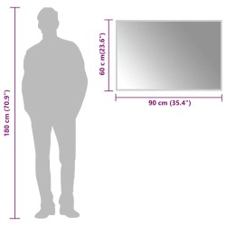 Miroir de salle de bain à LED 90x60 cm 548867548867