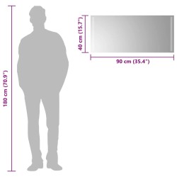 Miroir de salle de bain à LED 90x40 cm 548870548870