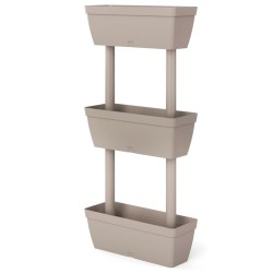Jardinières 6 pcs 100 cm Taupe 548884548884