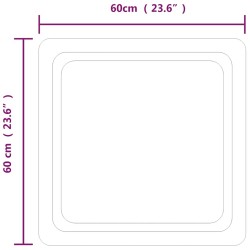 Miroir de salle de bain à LED 60x60 cm 548900548900