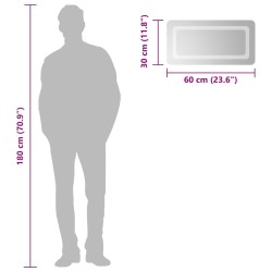 Miroir de salle de bain à LED 60x30 cm 548901548901