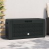 Boîte de stockage jardin Anthracite 119x48x60 cm Polypropylène 548908548908
