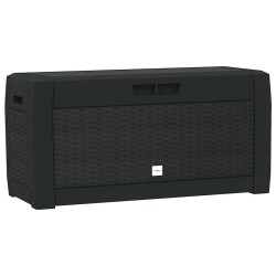 Boîte de stockage jardin Anthracite 119x48x60 cm Polypropylène 548908548908