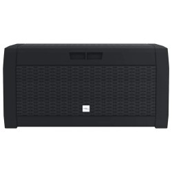 Boîte de stockage jardin Anthracite 119x48x60 cm Polypropylène 548908548908