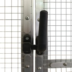 Volière argenté 179x100x185 cm aluminium 548921548921