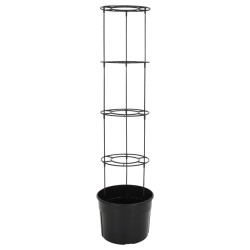 Jardinière à tomate Anthracite Ø39x150 cm Polypropylène 548925548925