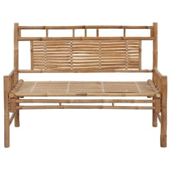 Banc de jardin avec coussin 120 cm Bambou 548926548926