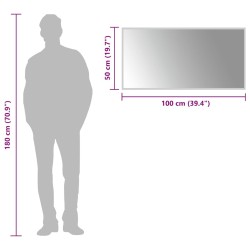 Miroir de salle de bain à LED 100x50 cm 548933548933