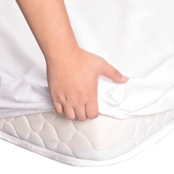 Drap Housse Blanc 200 x 160 cm Coton 548934548934