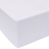 Drap Housse Blanc 200 x 160 cm Coton 548934548934