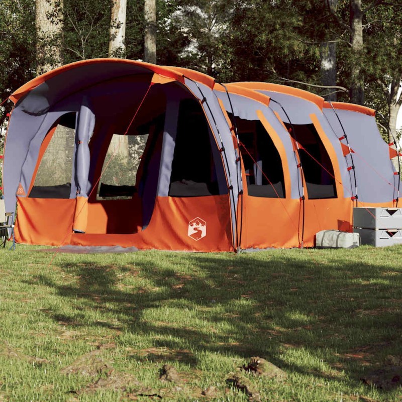 Tente familiale tunnel 8 personnes gris imperméable 548937548937