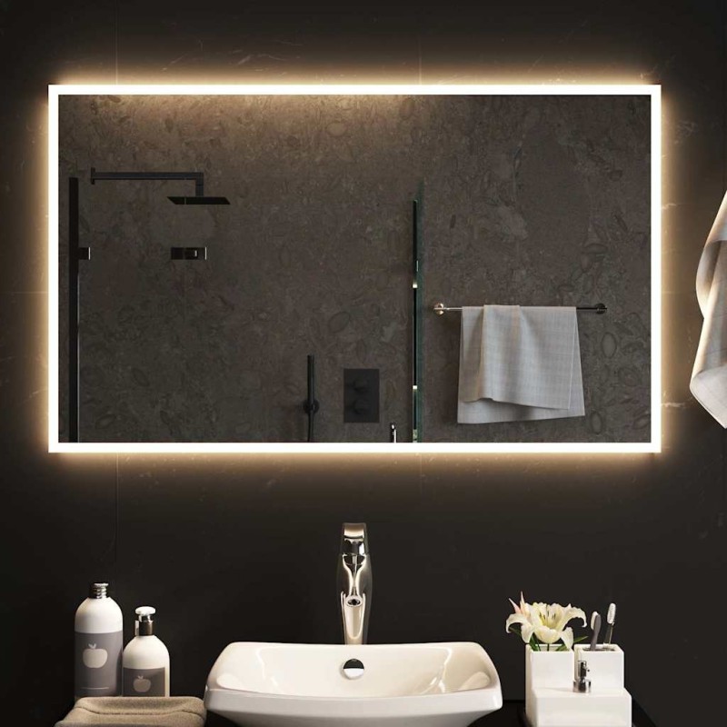 Miroir de salle de bain à LED 100x60 cm 548945548945