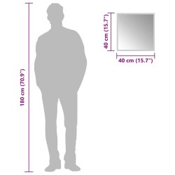 Miroir de salle de bain à LED 40x40 cm 548948548948