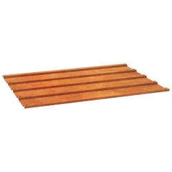 Panneaux de toiture 12 pcs rouillé 60x44 cm Acier corten 548954548954