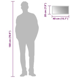 Miroir de salle de bain à LED 40x20 cm 548958548958