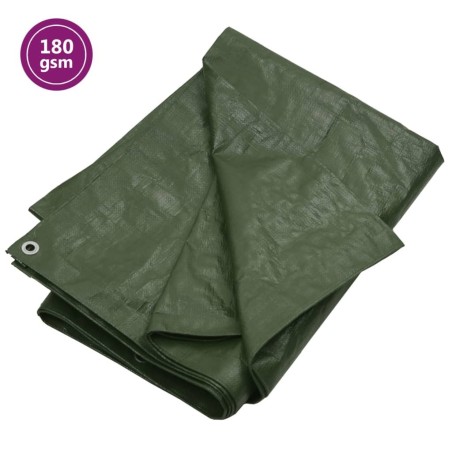 Bâche 180 g/m² 8x10 m Vert PEHD 548965548965