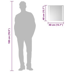 Miroir de salle de bain à LED 40x40 cm 549004549004