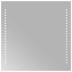 Miroir de salle de bain à LED 40x40 cm 549009549009