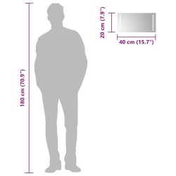 Miroir de salle de bain à LED 40x20 cm 549016549016