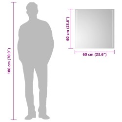 Miroir de salle de bain à LED 60x60 cm 549017549017