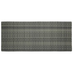 Table de bar de jardin Gris 140,5x60,5x110,5 cm Résine tressée 549034549034