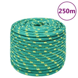 Corde de bateau Vert 14 mm 250 m Polypropylène 549038549038