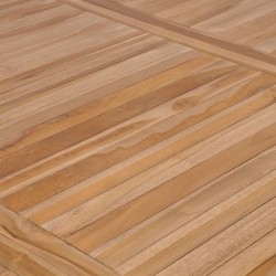 Table de jardin 200x100x77 cm Bois de teck solide 549082549082