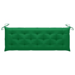 Banc de jardin empilable et coussin 159 cm Bois de teck massif 549110549110