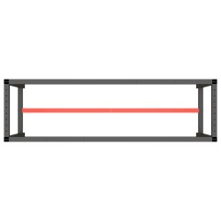 Cadre de banc de travail Noir et rouge mat 170x50x79 cm Métal 549119549119