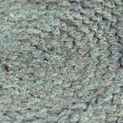 Napperons 4 pcs Vert olive Plain 38 cm Rond Jute 549135549135