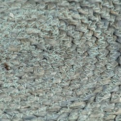 Napperons 6 pcs Vert olive Plain 38 cm Rond Jute 549151549151