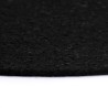 Napperons 4 pcs Noir Plain 38 cm Rond Coton  549153549153
