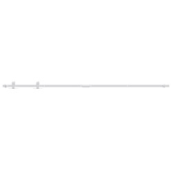 Kit mini de porte d'armoire coulissante Acier au carbone Blanc 549156549156