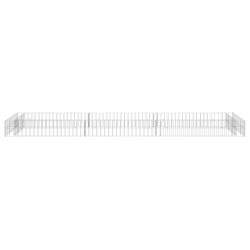 Lit surélevé à gabion Acier galvanisé 300x100x20 cm 549172549172