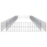 Lit surélevé à gabion Acier galvanisé 600x100x20 cm 549175549175
