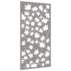 Décoration murale jardin 105x55 cm acier corten design feuille 549193549193