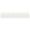 Bordures de pelouse 20 pcs Blanc 103 x 0,05 x 22 cm Acier 549195549195
