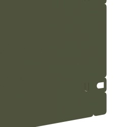 Bordures de pelouse 20 pcs Vert olive 103 x 0,05 x 22 cm Acier 549199549199