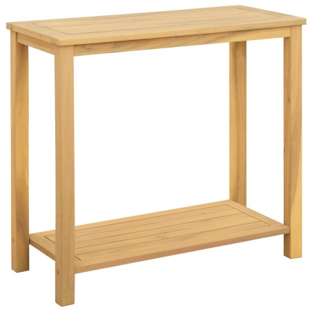 Table console de jardin Acacia clair 80 x 35 x 75 cm 549206549206