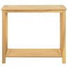 Table console de jardin Acacia clair 80 x 35 x 75 cm 549206549206