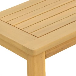 Table console de jardin Acacia clair 80 x 35 x 75 cm 549206549206