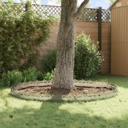 Bordures de pelouse 30 pcs Argent 103 x 0,05 x 22 cm 549207549207