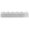 Bordures de pelouse 20 pcs Argent 103 x 0,05 x 22 cm 549214549214