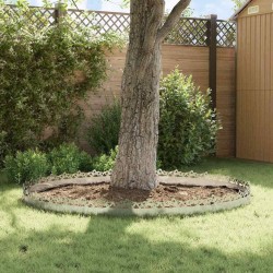 Bordures de pelouse 10 pcs Argent 103 x 0,05 x 22 cm 549216549216